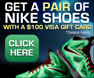 See if you Qualify for a Pair of Nike Shoes
